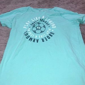 Soccer under armor shirt